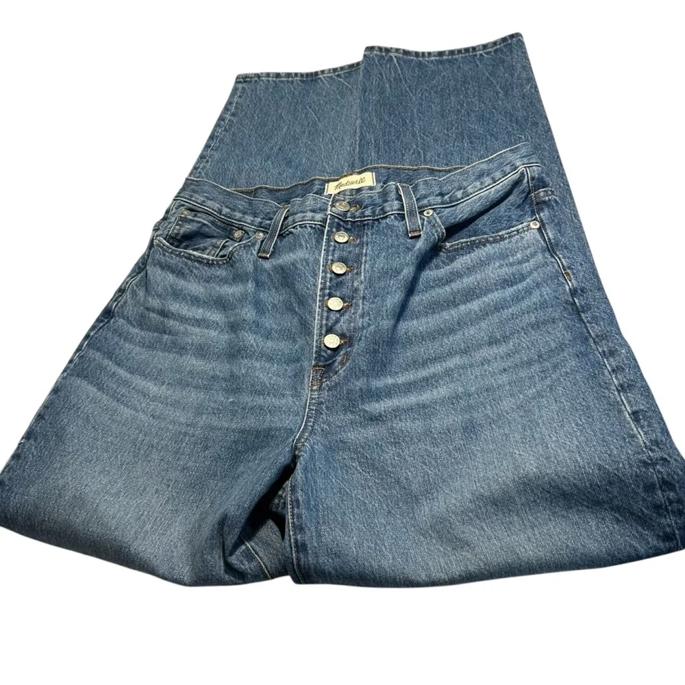 Madewell The Perfect Vintage High Waist Straight Jeans Sz 31 - Picture 7 of 13